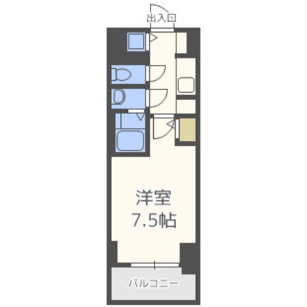 S-RESIDENCE難波Brillerの物件間取画像